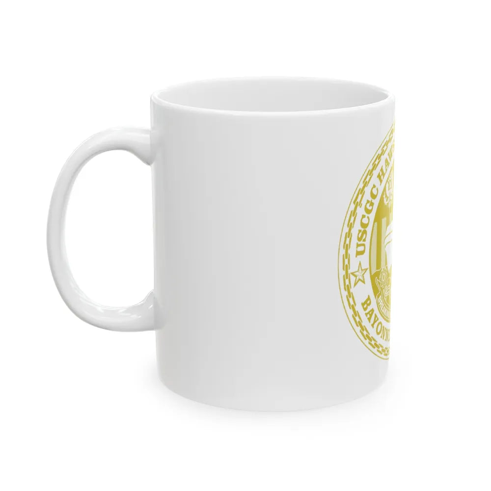 USCG Hawser WYTL 65610 Sim Gold (U.S. Coast Guard) White Coffee Mug-Go Mug Yourself