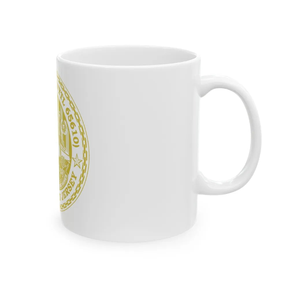 USCG Hawser WYTL 65610 Sim Gold (U.S. Coast Guard) White Coffee Mug-Go Mug Yourself