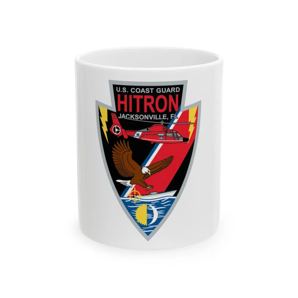 USCG HITRON Jax FL (U.S. Coast Guard) White Coffee Mug-11oz-Go Mug Yourself