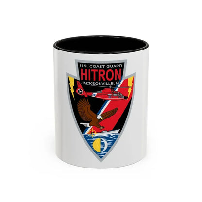 USCG HITRON Jax FL (U.S. Coast Guard) Accent Coffee Mug 11oz Black - Go Mug Yourself
