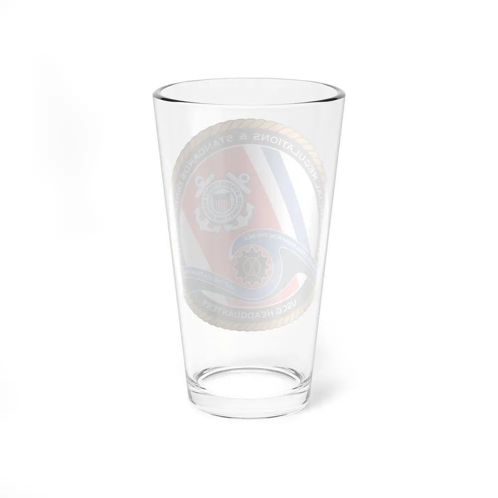 USCG HQ CG ENG 1 Comm Reg Stnd Dlr (U.S. Coast Guard) Pint Glass 16oz-Go Mug Yourself