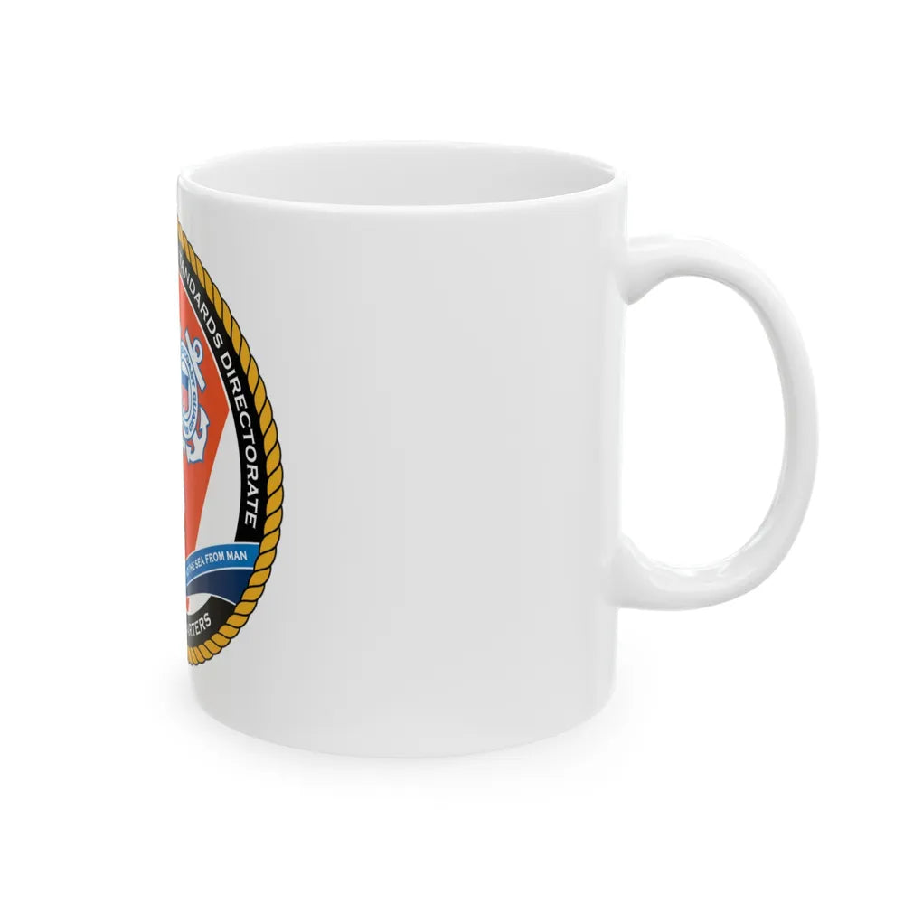 USCG HQ CG ENG 1 Comm Reg Stnd Dlr (U.S. Coast Guard) White Coffee Mug-Go Mug Yourself