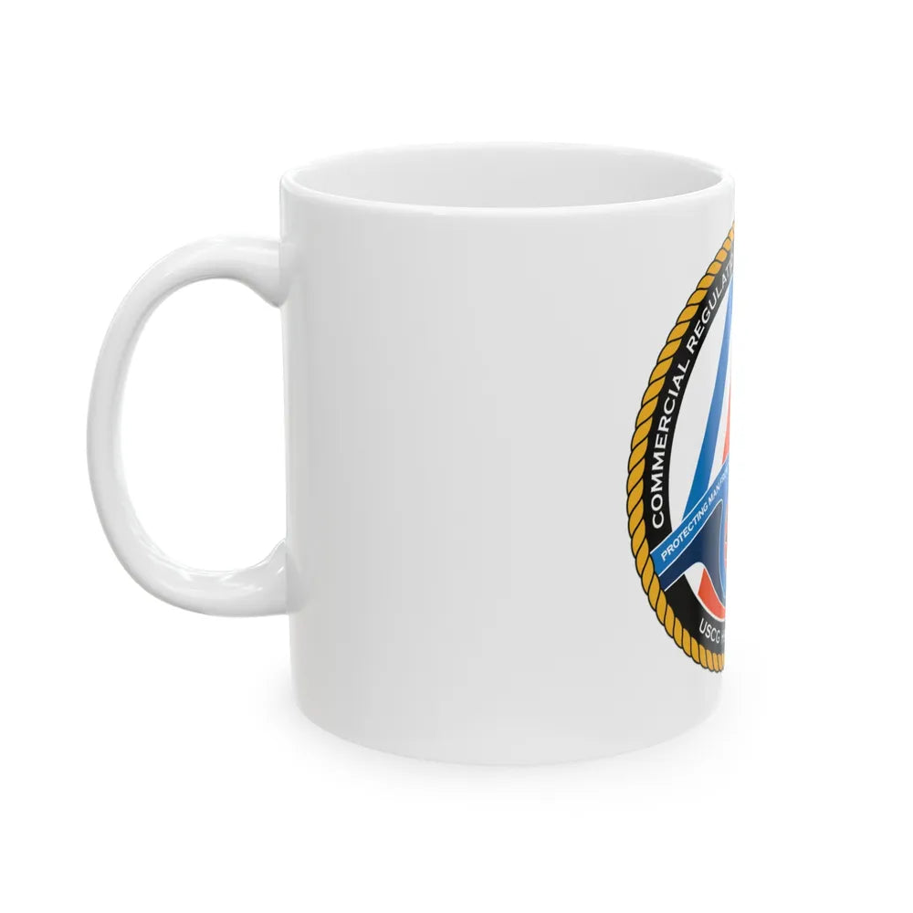 USCG HQ CG ENG 1 Comm Reg Stnd Dlr (U.S. Coast Guard) White Coffee Mug-Go Mug Yourself