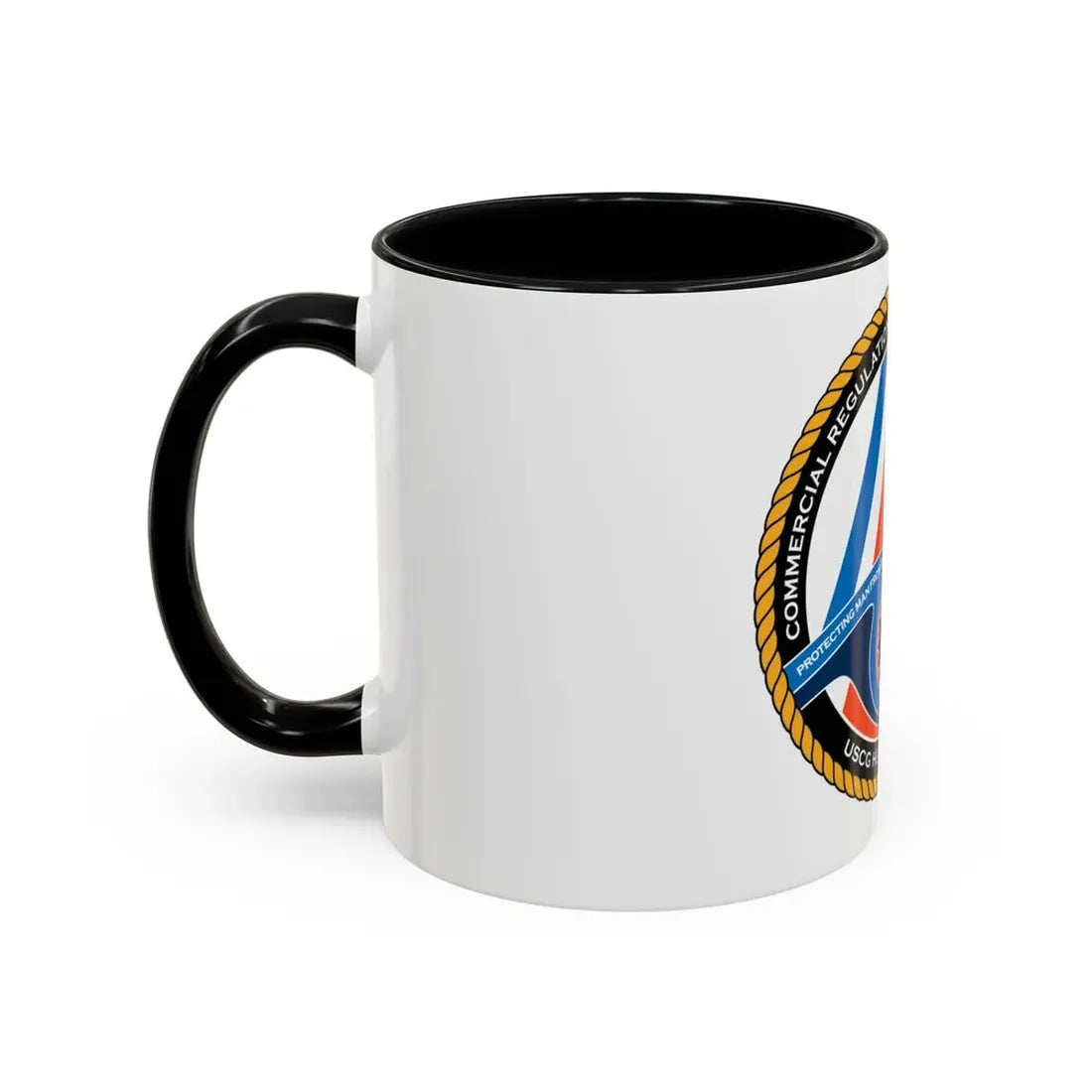 USCG HQ CG ENG 1 Comm Reg Stnd Dlr (U.S. Coast Guard) Accent Coffee Mug - Go Mug Yourself