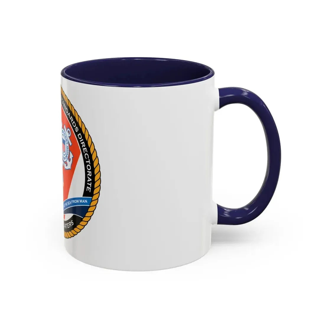 USCG HQ CG ENG 1 Comm Reg Stnd Dlr (U.S. Coast Guard) Accent Coffee Mug - Go Mug Yourself