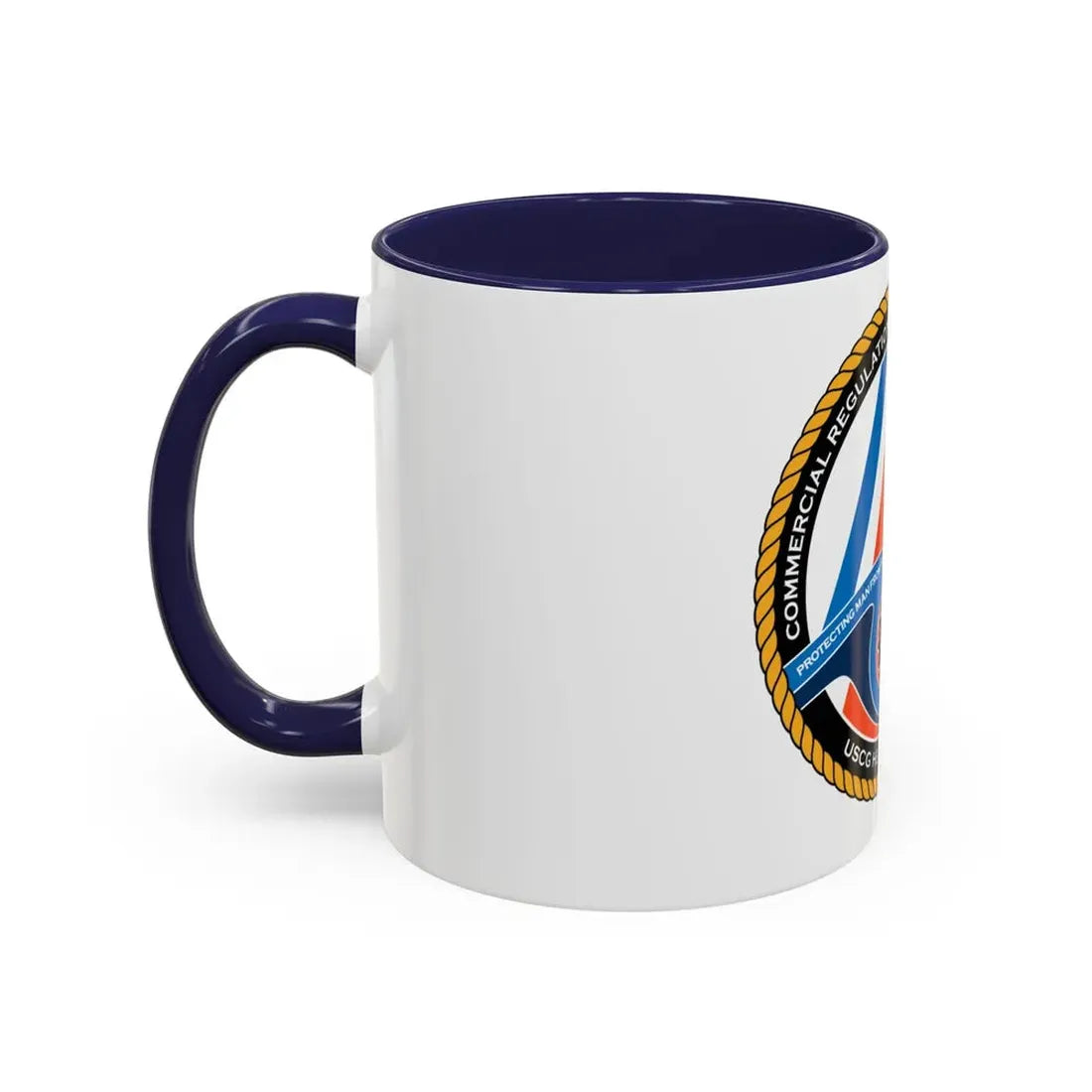 USCG HQ CG ENG 1 Comm Reg Stnd Dlr (U.S. Coast Guard) Accent Coffee Mug - Go Mug Yourself