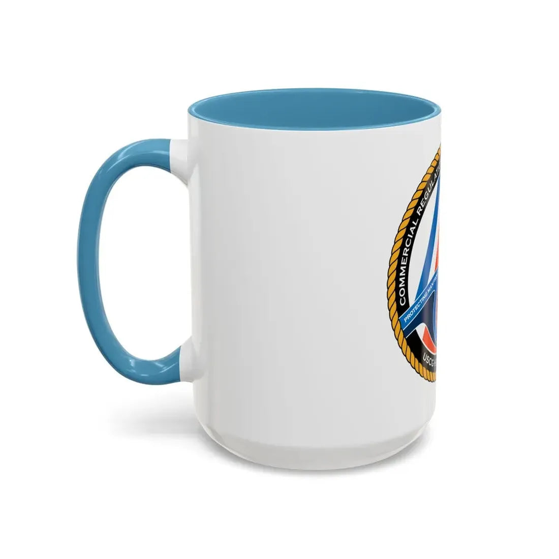 USCG HQ CG ENG 1 Comm Reg Stnd Dlr (U.S. Coast Guard) Accent Coffee Mug - Go Mug Yourself