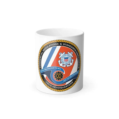USCG HQ CG ENG 1 Comm Reg Stnd Dlr (U.S. Coast Guard) Color Changing Coffee Mug 11oz - Go Mug Yourself
