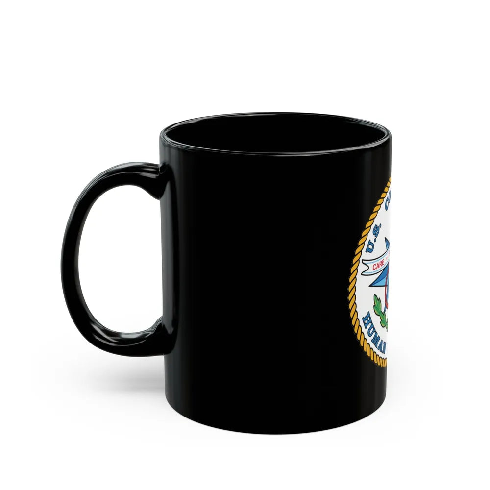 USCG Human Resources (U.S. Coast Guard) Black Coffee Mug-Go Mug Yourself