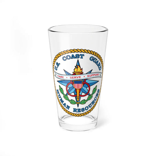 USCG Human Resources (U.S. Coast Guard) Pint Glass 16oz-16oz-Go Mug Yourself