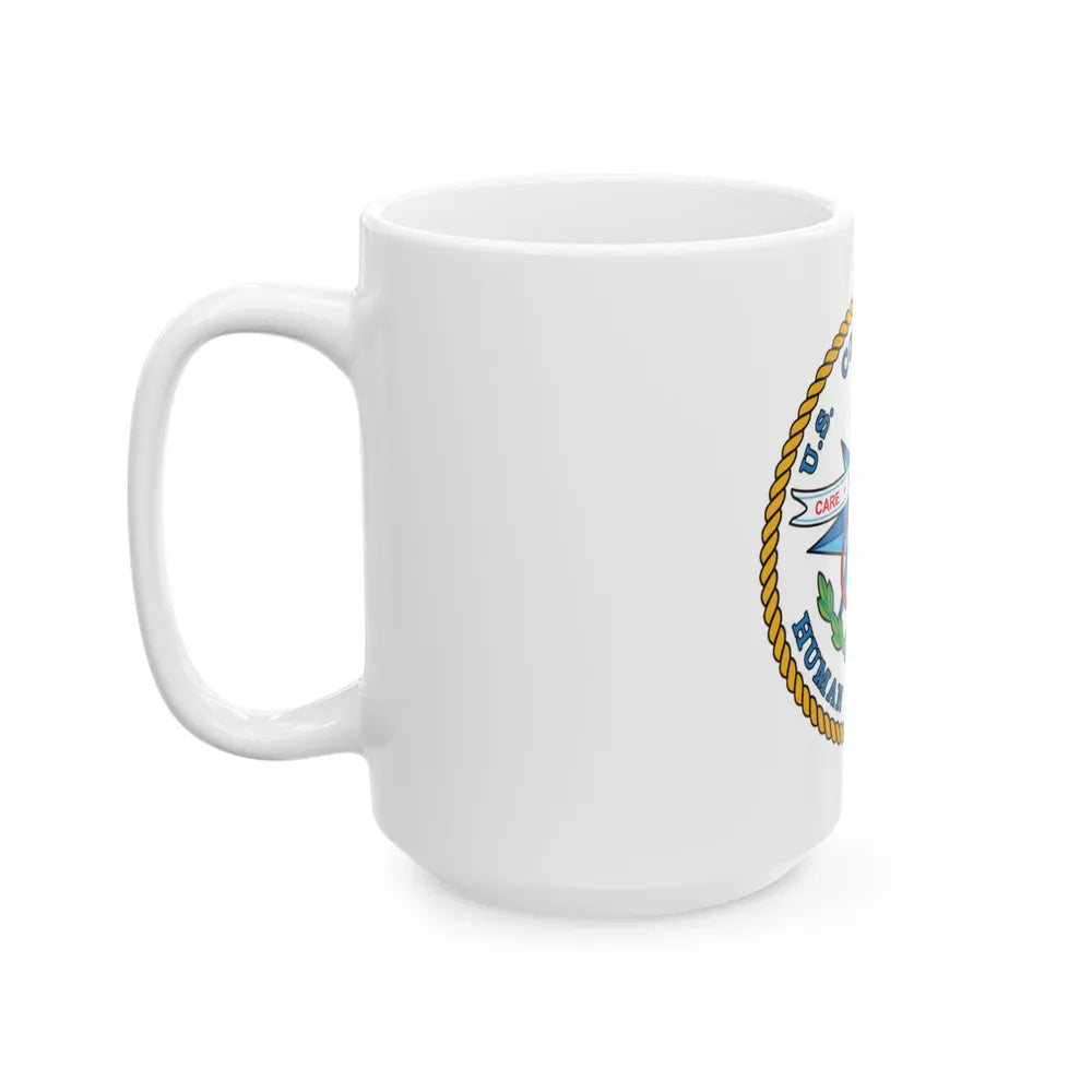 USCG Human Resources (U.S. Coast Guard) White Coffee Mug-Go Mug Yourself