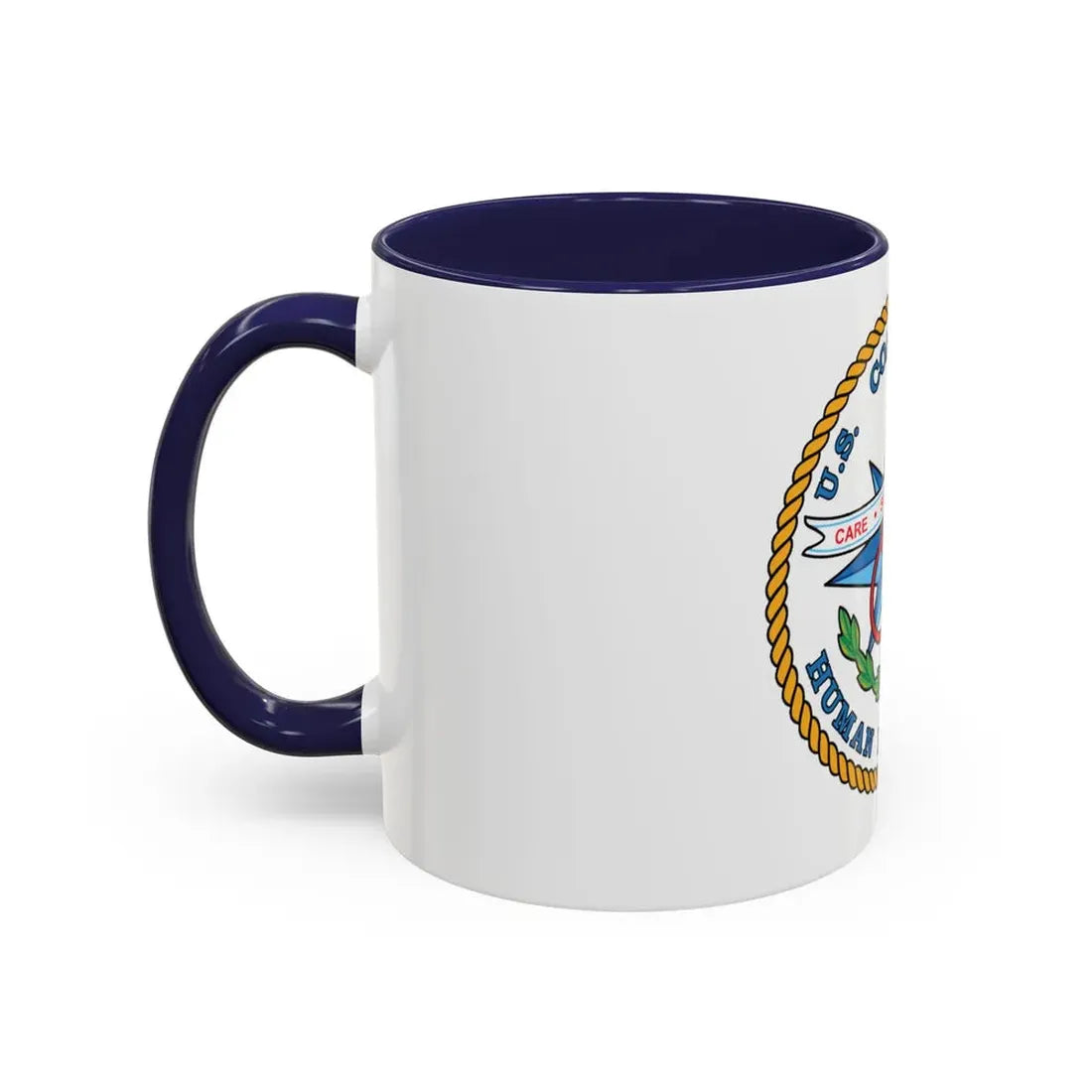 USCG Human Resources (U.S. Coast Guard) Accent Coffee Mug - Go Mug Yourself