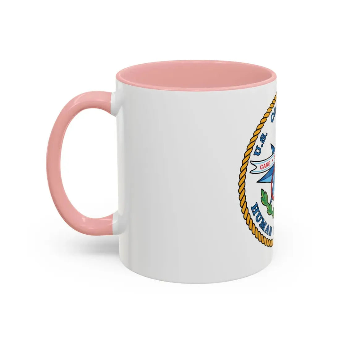 USCG Human Resources (U.S. Coast Guard) Accent Coffee Mug - Go Mug Yourself