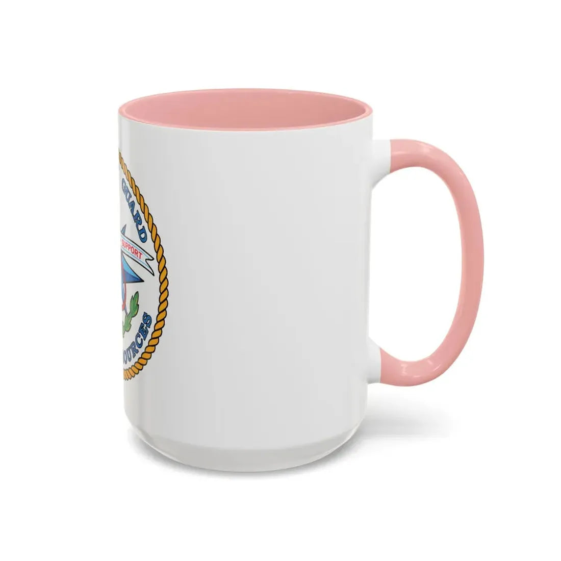 USCG Human Resources (U.S. Coast Guard) Accent Coffee Mug - Go Mug Yourself