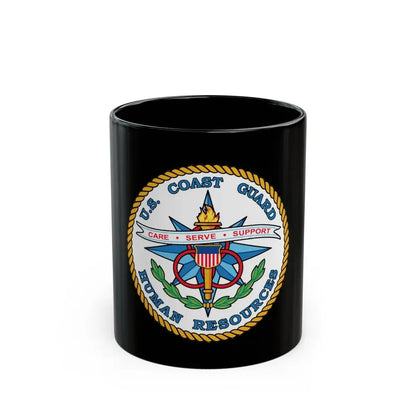 USCG Human Resources (U.S. Coast Guard) Black Coffee Mug 11oz - Go Mug Yourself