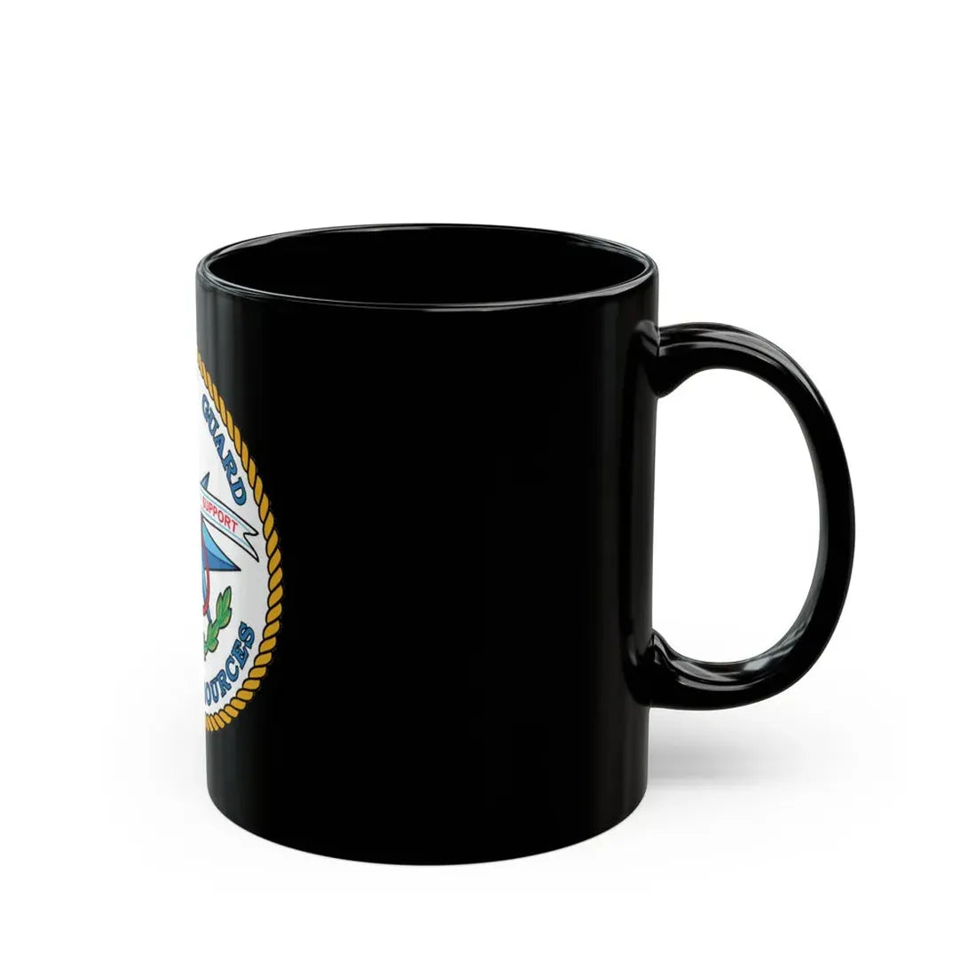 USCG Human Resources (U.S. Coast Guard) Black Coffee Mug - Go Mug Yourself