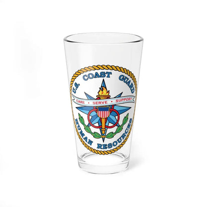 USCG Human Resources (U.S. Coast Guard) Pint Glass 16oz 16oz - Go Mug Yourself