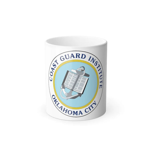 USCG Institute Oklahoma City 2 (U.S. Coast Guard) Color Changing Mug 11oz-11oz-Go Mug Yourself