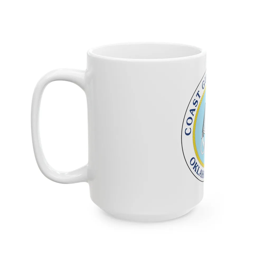 USCG Institute Oklahoma City 2 (U.S. Coast Guard) White Coffee Mug-Go Mug Yourself