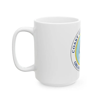 USCG Institute Oklahoma City 2 (U.S. Coast Guard) White Coffee Mug-Go Mug Yourself