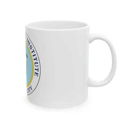 USCG Institute Oklahoma City 2 (U.S. Coast Guard) White Coffee Mug-Go Mug Yourself