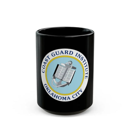 USCG Institute Oklahoma City 2 (U.S. Coast Guard) Black Coffee Mug 15oz - Go Mug Yourself
