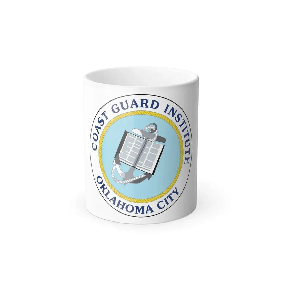 USCG Institute Oklahoma City 2 (U.S. Coast Guard) Color Changing Coffee Mug 11oz - Go Mug Yourself