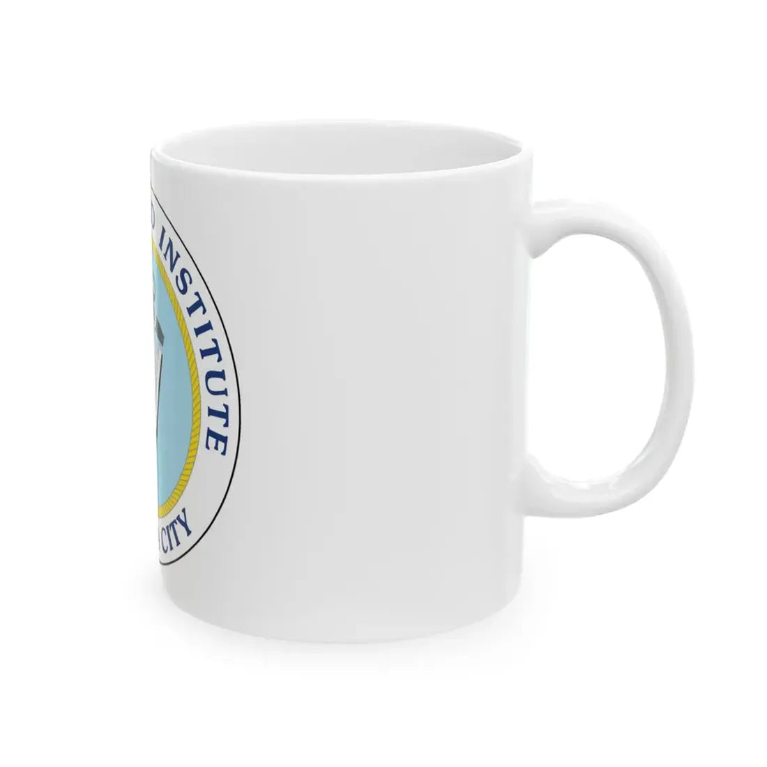 USCG Institute Oklahoma City 2 (U.S. Coast Guard) White Coffee Mug - Go Mug Yourself
