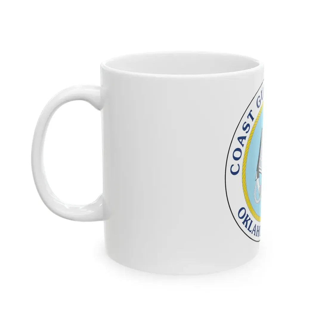 USCG Institute Oklahoma City 2 (U.S. Coast Guard) White Coffee Mug - Go Mug Yourself