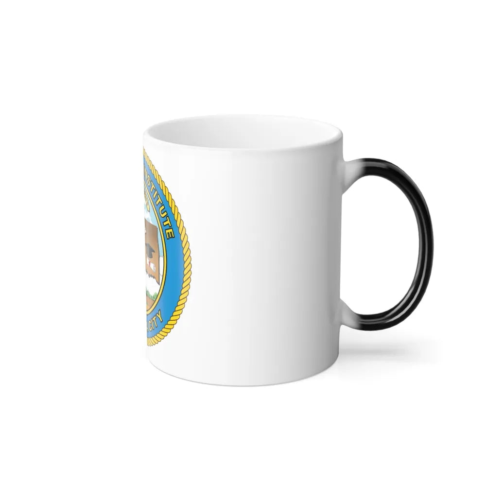 USCG Institute Oklahoma City (U.S. Coast Guard) Color Changing Mug 11oz-Go Mug Yourself