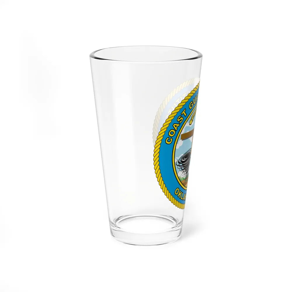 USCG Institute Oklahoma City (U.S. Coast Guard) Pint Glass 16oz-Go Mug Yourself