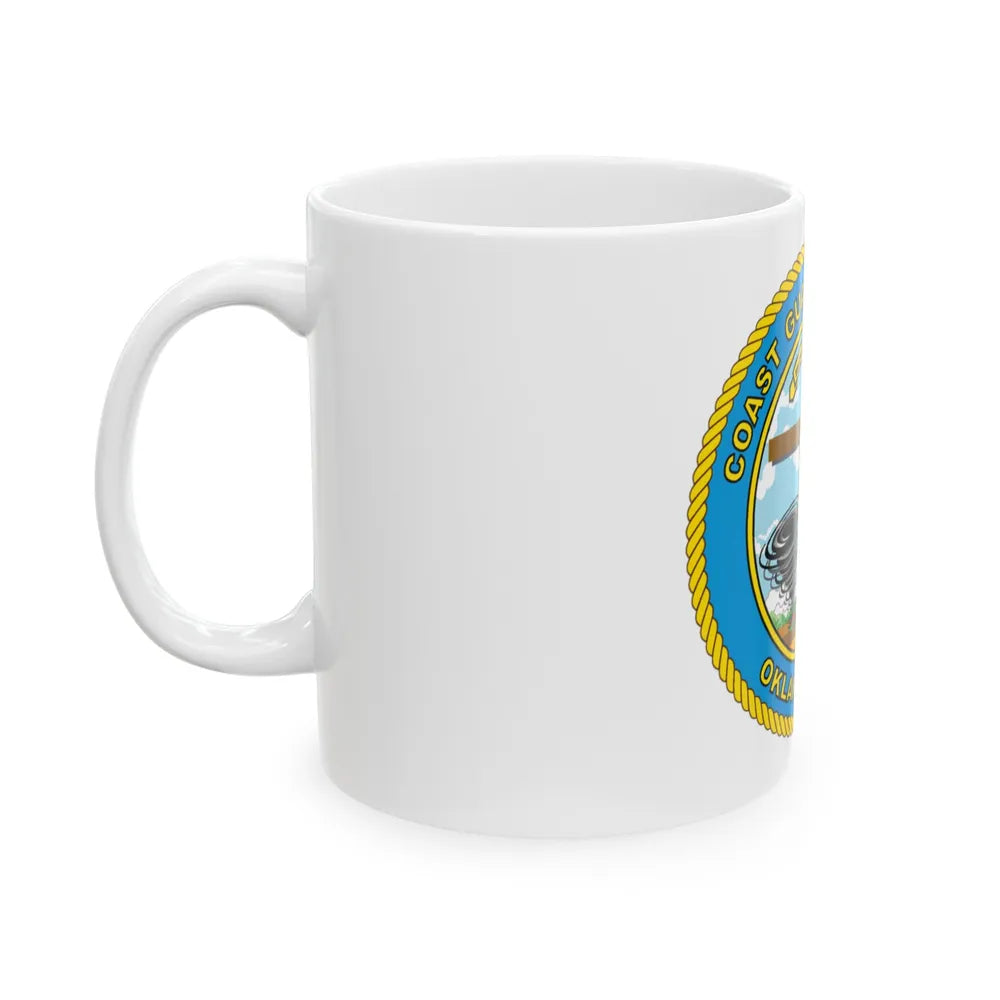 USCG Institute Oklahoma City (U.S. Coast Guard) White Coffee Mug-Go Mug Yourself