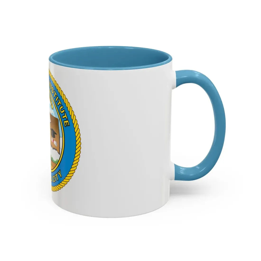 USCG Institute Oklahoma City (U.S. Coast Guard) Accent Coffee Mug - Go Mug Yourself