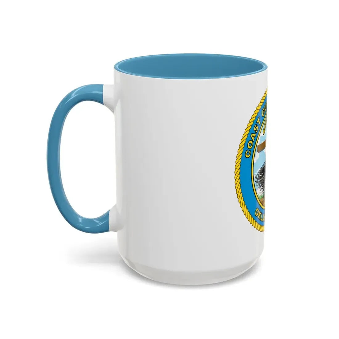 USCG Institute Oklahoma City (U.S. Coast Guard) Accent Coffee Mug - Go Mug Yourself
