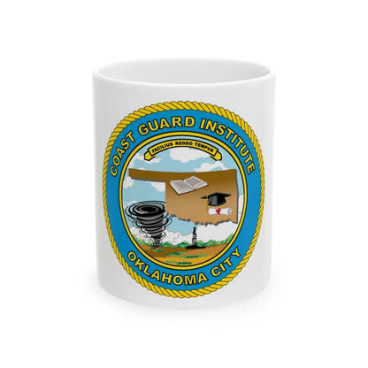 USCG Institute Oklahoma City (U.S. Coast Guard) White Coffee Mug 11oz - Go Mug Yourself