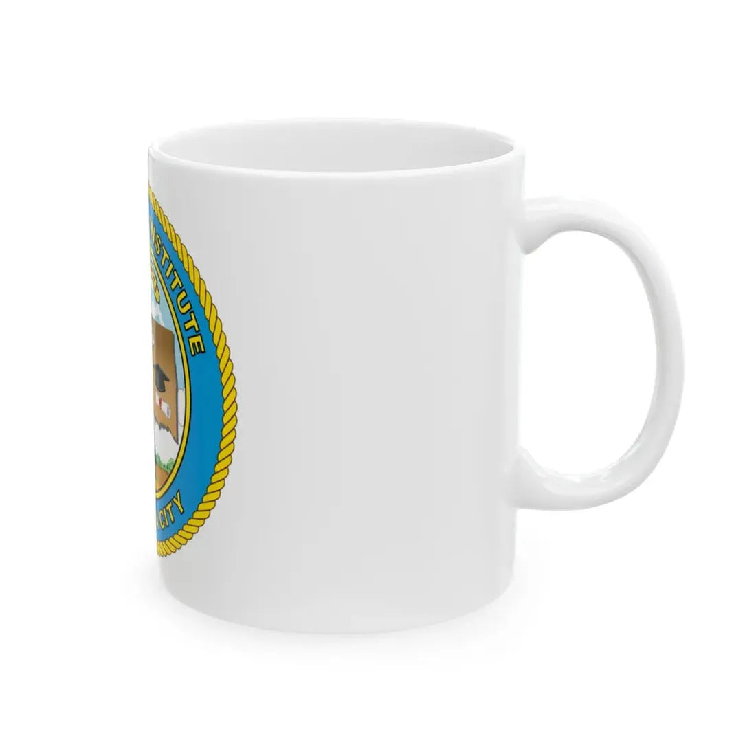 USCG Institute Oklahoma City (U.S. Coast Guard) White Coffee Mug - Go Mug Yourself