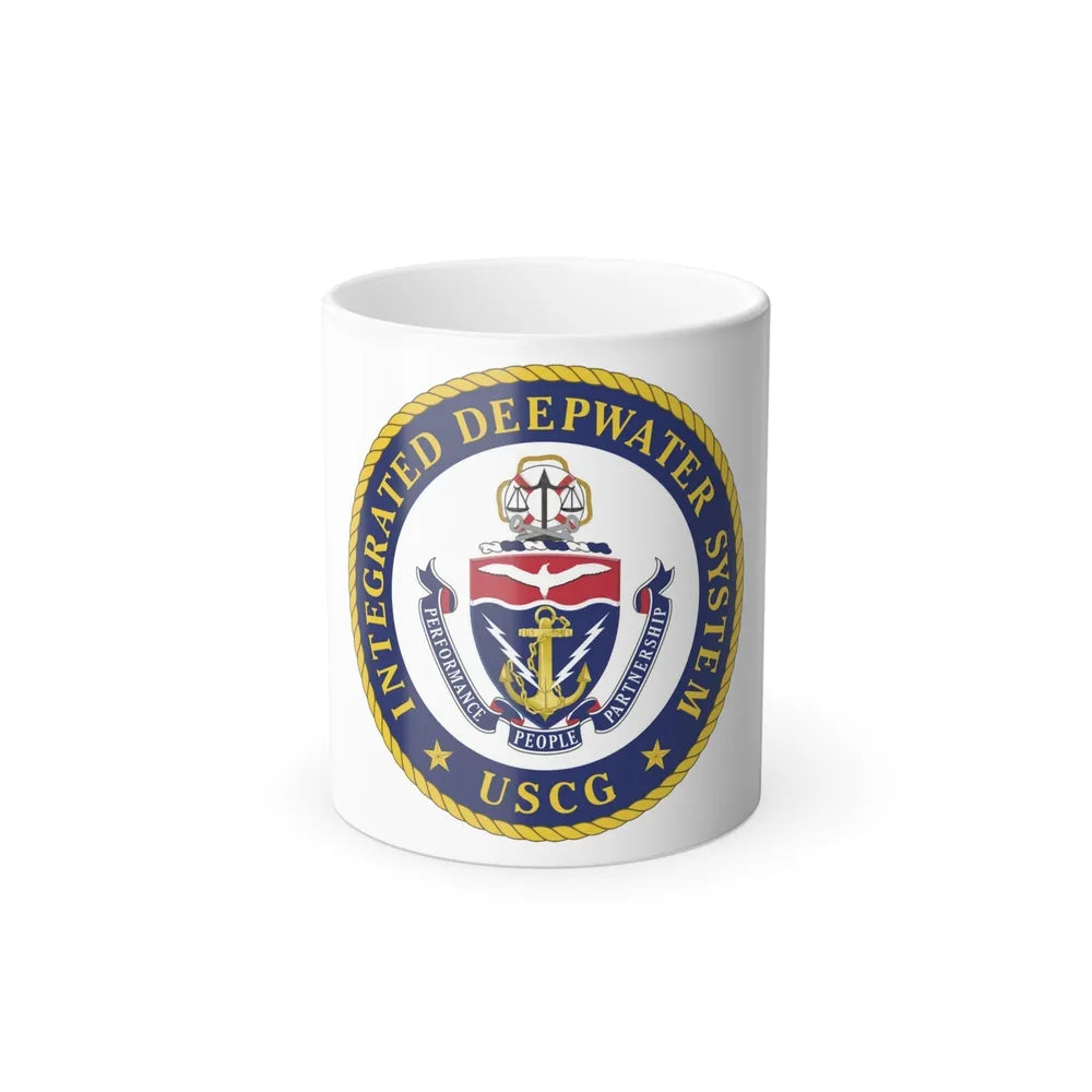 USCG Integrated Deepwater System (U.S. Coast Guard) Color Changing Mug 11oz-11oz-Go Mug Yourself
