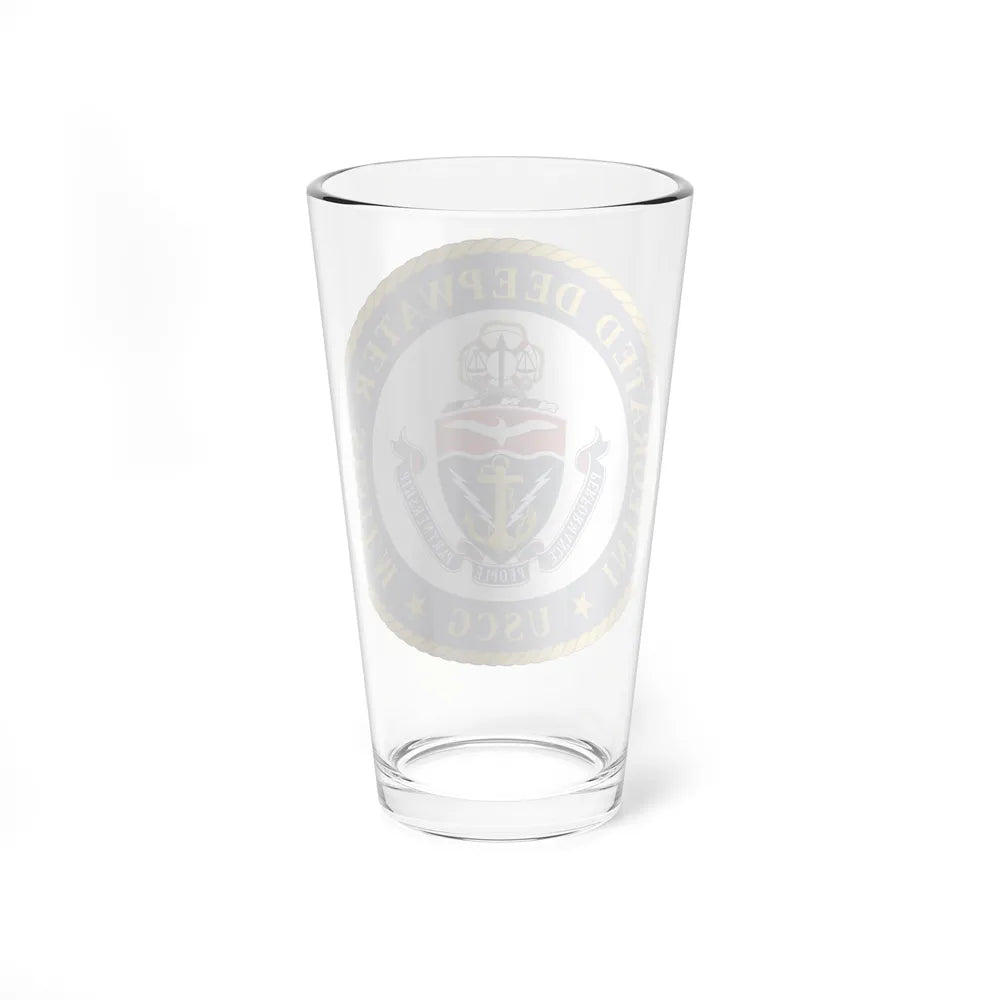 USCG Integrated Deepwater System (U.S. Coast Guard) Pint Glass 16oz-Go Mug Yourself