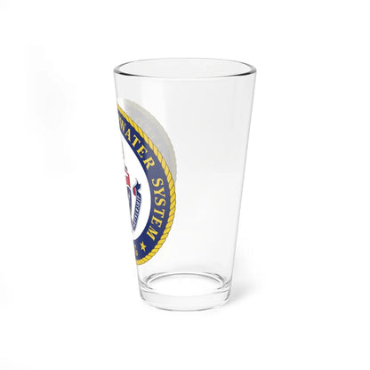 USCG Integrated Deepwater System (U.S. Coast Guard) Pint Glass 16oz-Go Mug Yourself