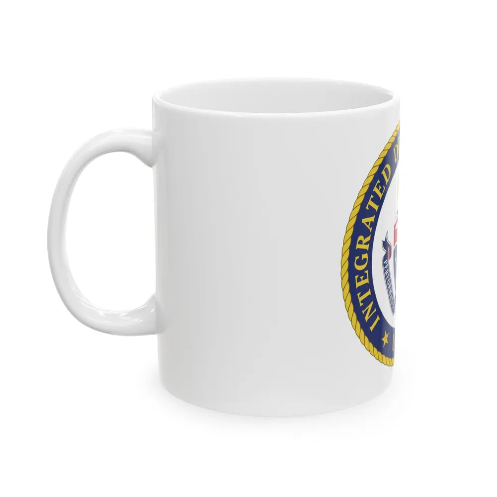 USCG Integrated Deepwater System (U.S. Coast Guard) White Coffee Mug-Go Mug Yourself