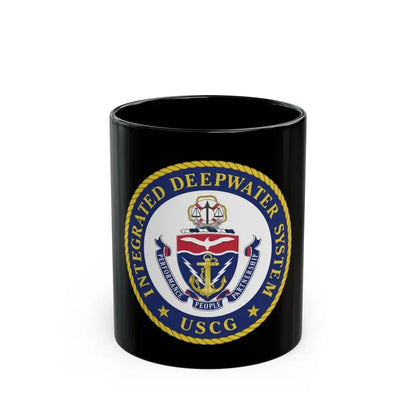 USCG Integrated Deepwater System (U.S. Coast Guard) Black Coffee Mug 11oz - Go Mug Yourself