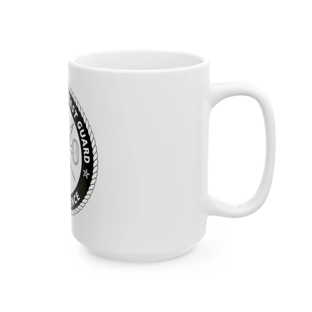 USCG Intelligence 1 color (U.S. Coast Guard) White Coffee Mug-Go Mug Yourself