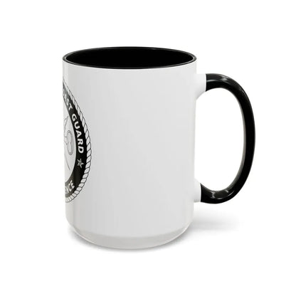 USCG Intelligence 1 color (U.S. Coast Guard) Accent Coffee Mug - Go Mug Yourself