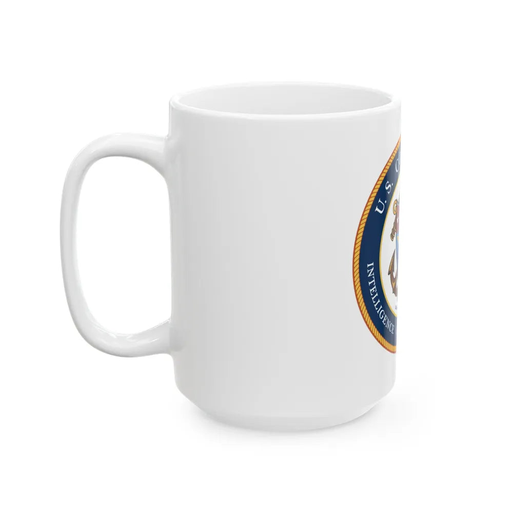 USCG Intelligence Coordination Center (U.S. Coast Guard) White Coffee Mug-Go Mug Yourself