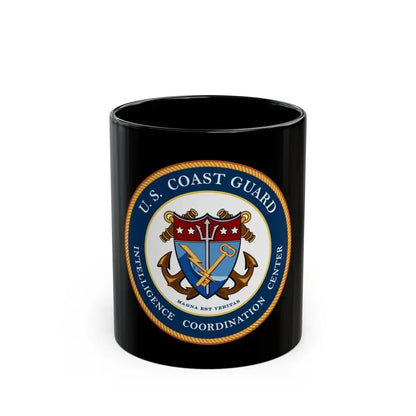 USCG Intelligence Coordination Center (U.S. Coast Guard) Black Coffee Mug 11oz - Go Mug Yourself