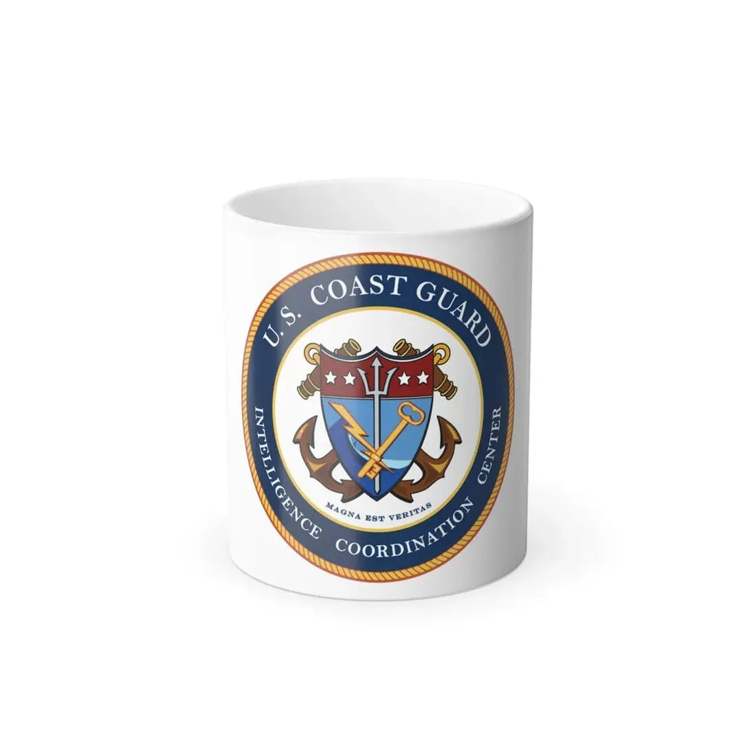 USCG Intelligence Coordination Center (U.S. Coast Guard) Color Changing Coffee Mug 11oz - Go Mug Yourself