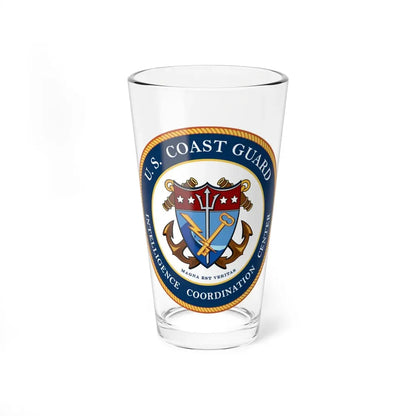 USCG Intelligence Coordination Center (U.S. Coast Guard) Pint Glass 16oz 16oz - Go Mug Yourself