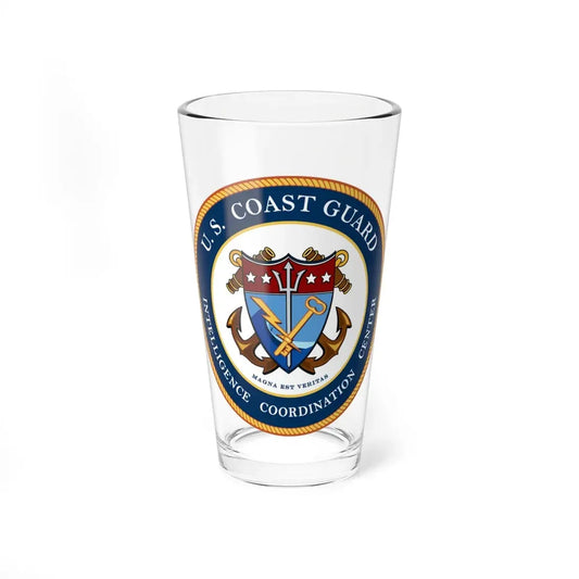 USCG Intelligence Coordination Center (U.S. Coast Guard) Pint Glass 16oz 16oz - Go Mug Yourself