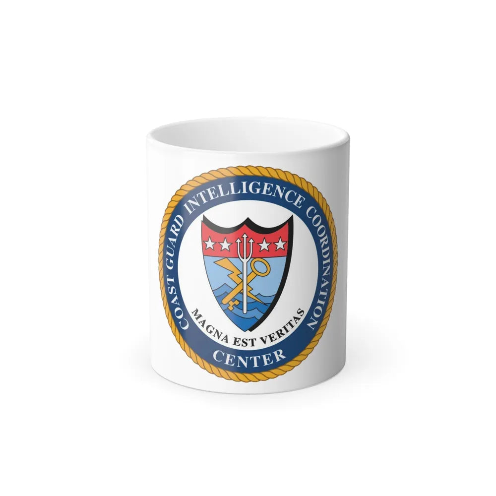 USCG Intelligence Coordination Ctr (U.S. Coast Guard) Color Changing Mug 11oz-11oz-Go Mug Yourself