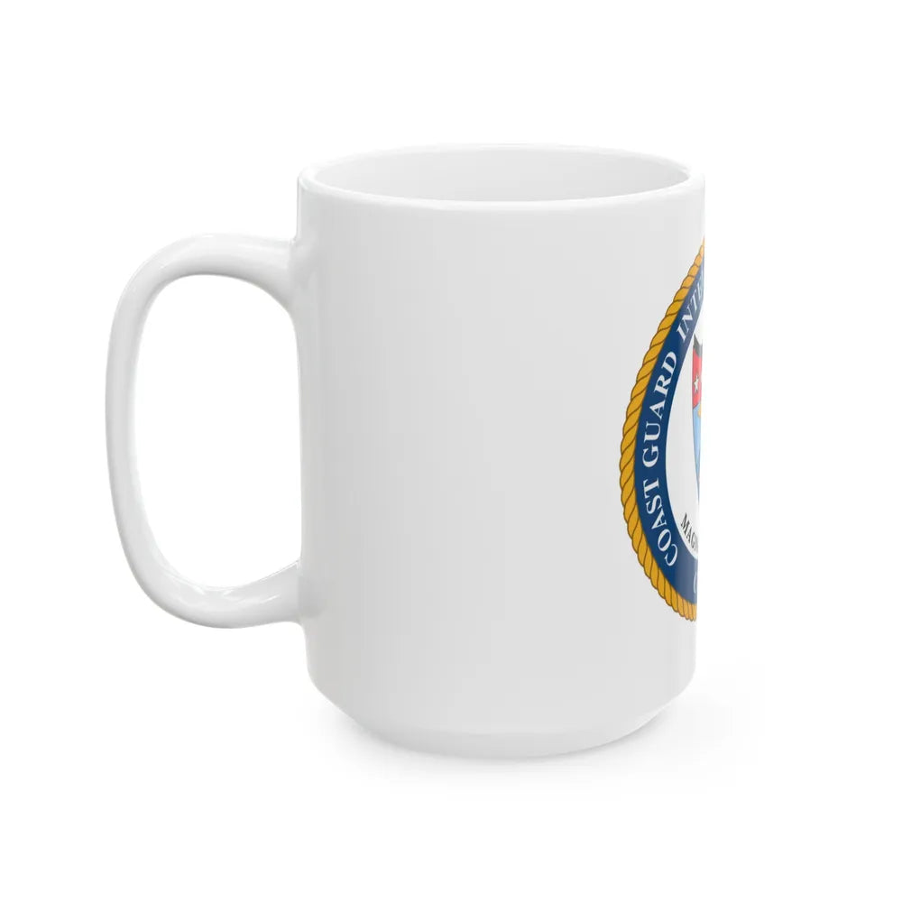 USCG Intelligence Coordination Ctr (U.S. Coast Guard) White Coffee Mug-Go Mug Yourself